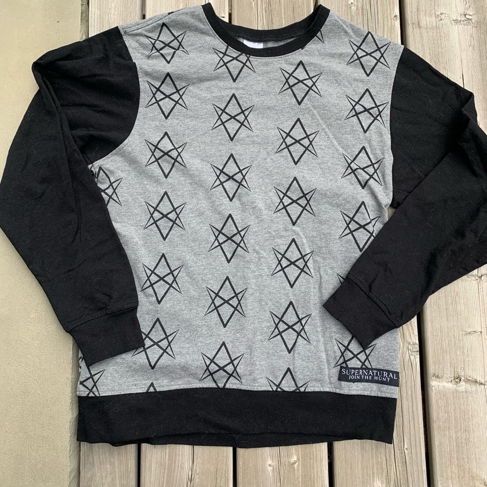 Supernatural Men Of Letters Crewneck From Hot Topic